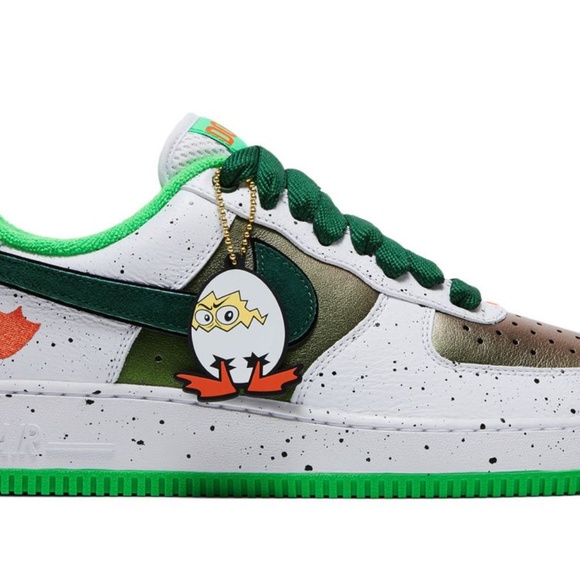 Nike Air Force 1 AF1 - Oregon "Ducks of a Feather" DOAF - 'Egg or Duck' Size 12 - Picture 1 of 5